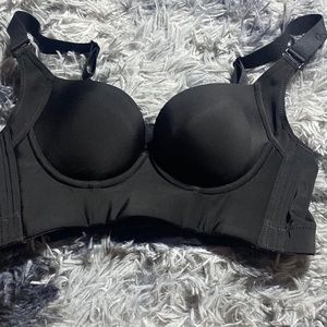 black shapewear bra